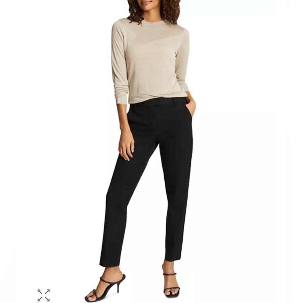 REISS Joanne Slim Leg Trouser Black Size 8